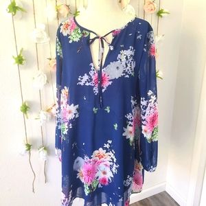 Spring floral dress